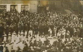 Odnowienie Cudownego Pana Jezusa Kcynia, 10.1936 r. Z archiwum Barbary Sobowiec 