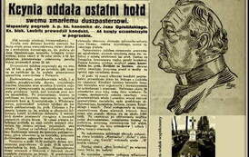 Pogrzeb ks. Opielińskiego. Nadesłał Roman Tadych 