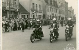 Rajd motocyklowy w Kcyni, lata 60. Z archiwum Mariusza Koplinera