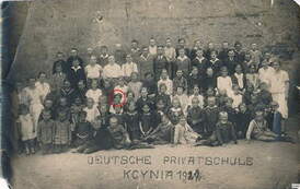 D&uuml;rerschule_1927. Zaznaczona Erna Martha Theiner z d. Wittkowske. Archiwum Matthias Theiner