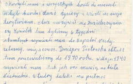 Wspomnienie Albina Rudaś - str. 3. Z archiwum Władysława Rudaś