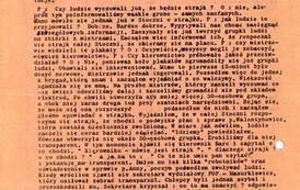 Strajkowy biuletyn informacyjny (str. 2). Z archiwum Ewy Hałas 