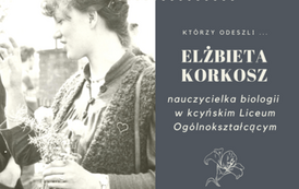 śp. Elżbieta Korkosz, nauczycielka biologii w Kcyńskim LO