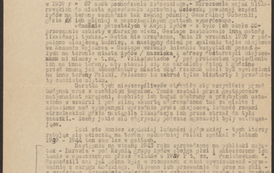 Odpowiedź Prezydium MRN w Kcyni na ankietę wysyłaną przez ŻIH - str. 1(sygn. 310/753). Z archiwum Żydowskiego Instytutu Historycznego