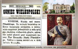 Kcynia czci Marszałka Piłsudskiego. Nadesłał Roman Tadych