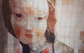 Fragment dzieła U. Plewki - Schmidt pt. "Madonna z Krużlowej". Fot. M. Daniel 