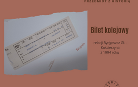 Bilet kolejowy z lat 90. Z archiwum Piotra Mantycha 